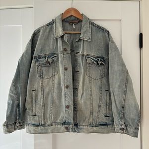Free People Denim Jacket Size M/L